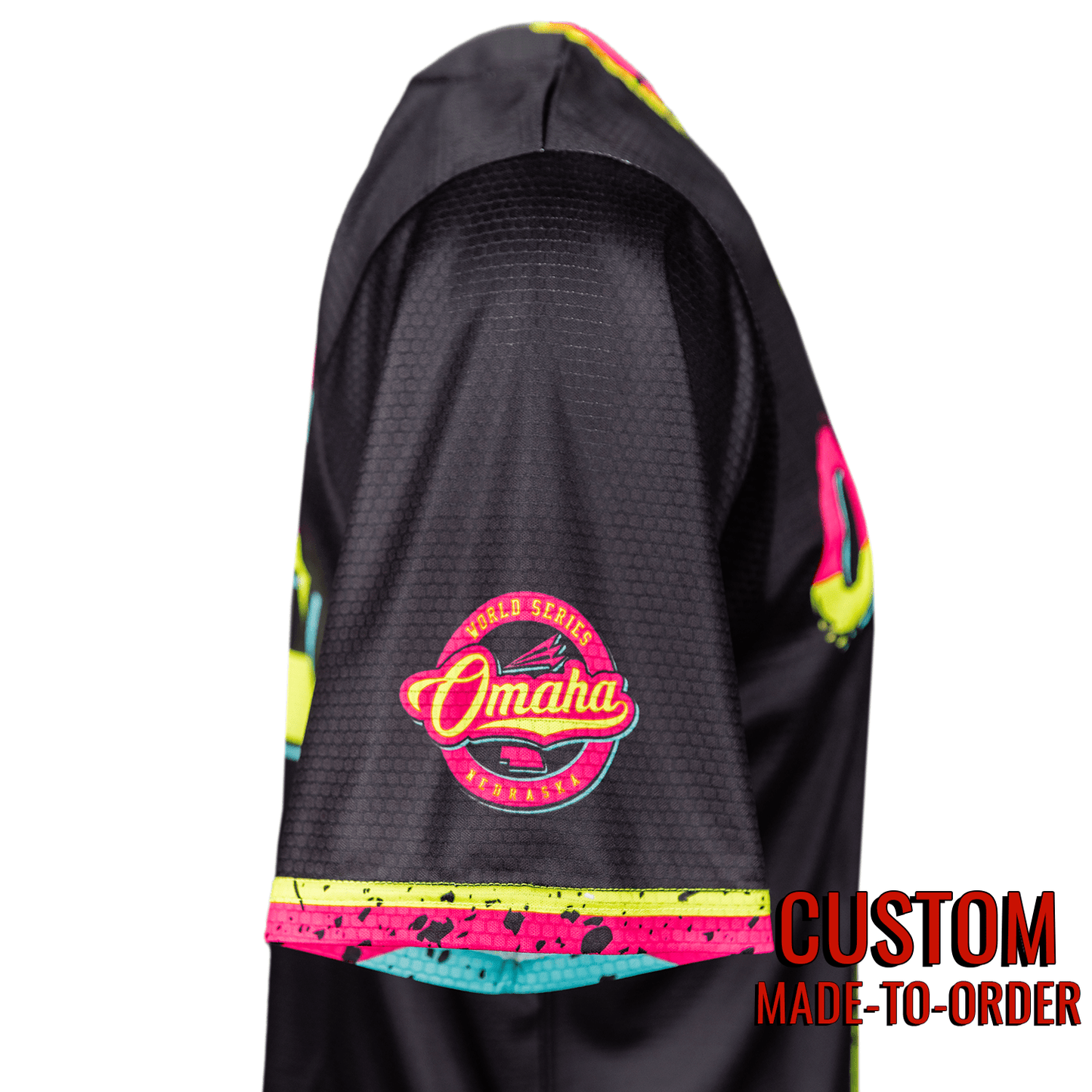 Omaha World Series Baseball Jersey *CUSTOM* (Neon)