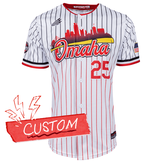 Omaha World Series Baseball Jersey *CUSTOM* (Skyline)