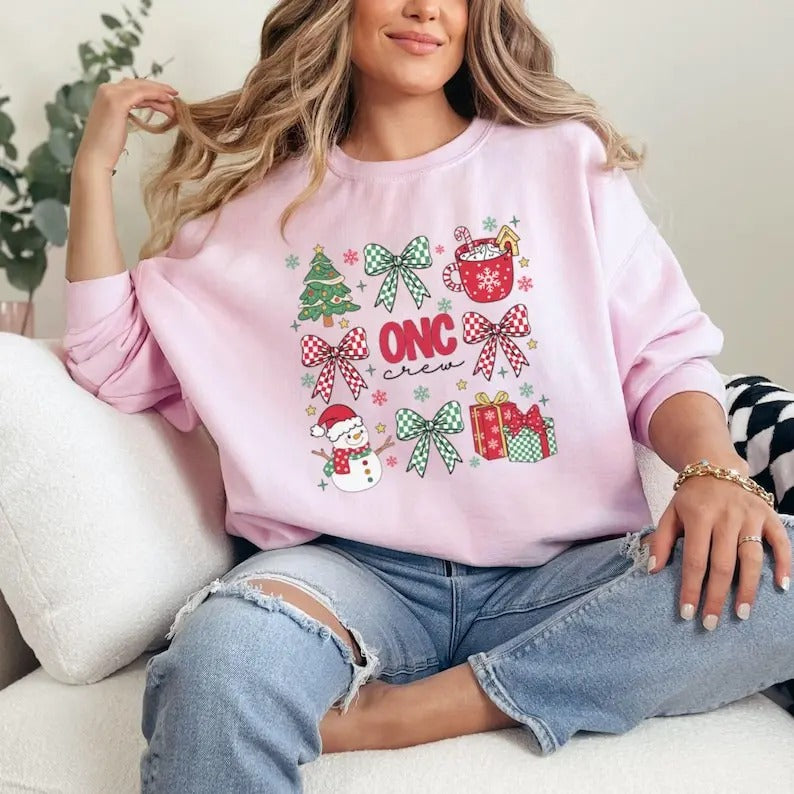 Oncology Certified Nurse Sweater, Oncology Nursing Gift, Pediatric Oncology Gift, Unisex Shirt, Full Size, Gift For Her,...