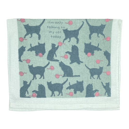 Only Talking to My Cat Today Funny Playing Kitten Tea Towel Funny Dish Towels Soft Adsorbent Tea Towel T-Shirts, Hoodie,...