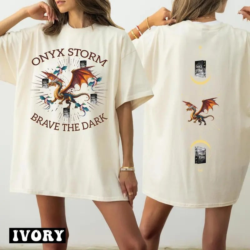 Onyx Storm Ridoc Quest Squad Shirt Fourth Wing Series Tshirt, Fourth Wing Basgiath War College Tee For Bookworm