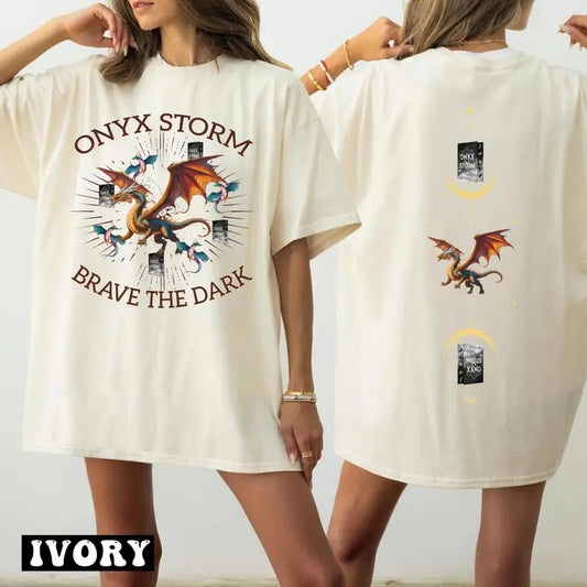 Onyx Storm Ridoc Quest Squad Shirt Fourth Wing Series Tshirt, Fourth Wing Basgiath War College Tee For Bookworm