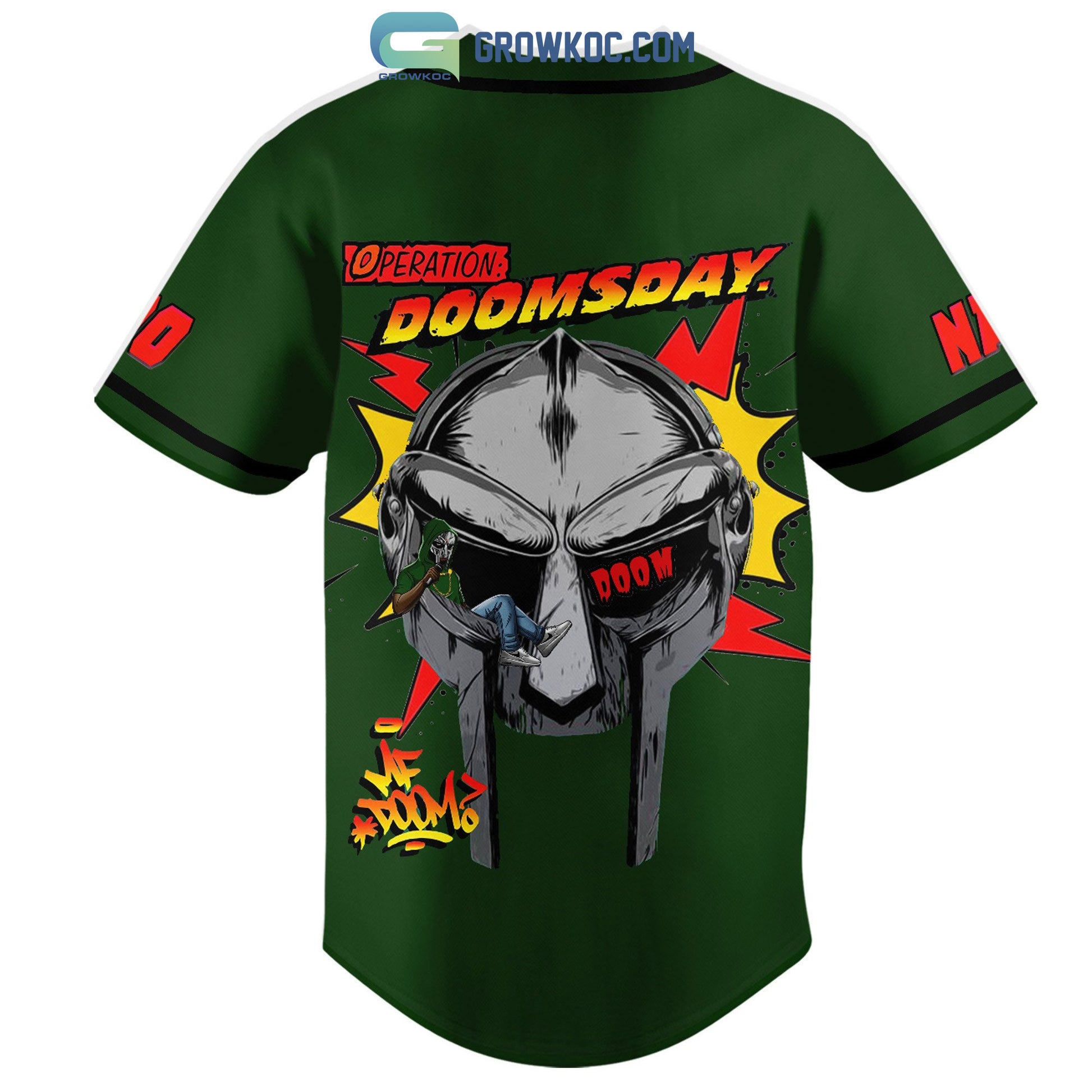 Operation Doomsday Personalized Baseball Jersey