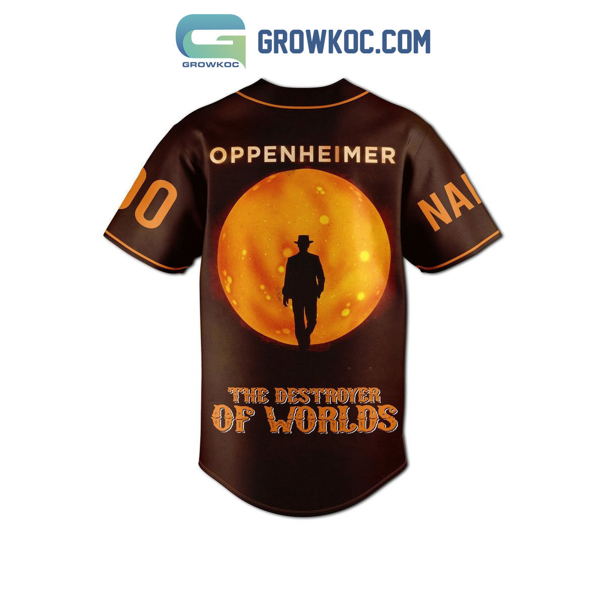 Oppenheimer The Destroyer Of Worlds Personalized Baseball Jersey