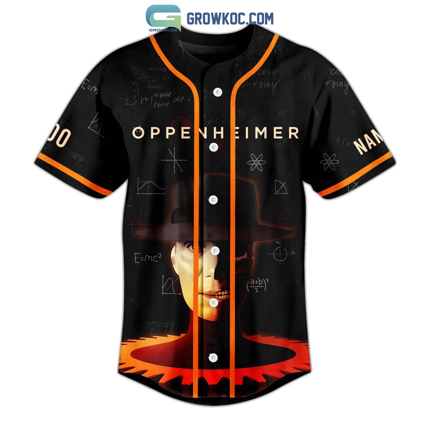 Oppenheimer The World Forever Changes 2023 Personalized Baseball Jersey