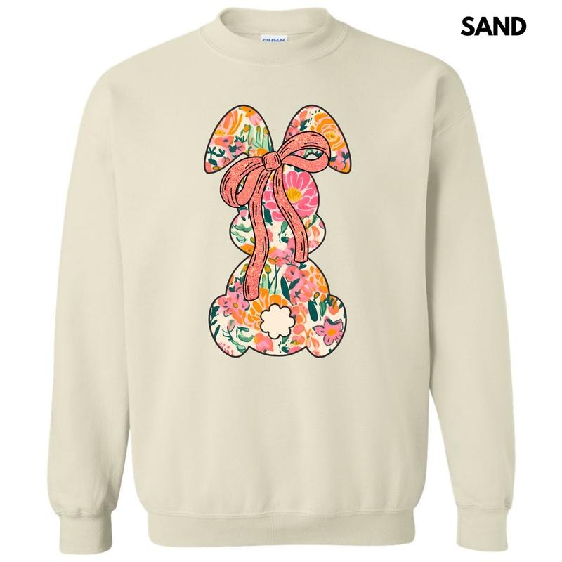 Orange Blooms Bunny Sweatshirt 'NLB' T-Shirts, Hoodie | WearSparks.com