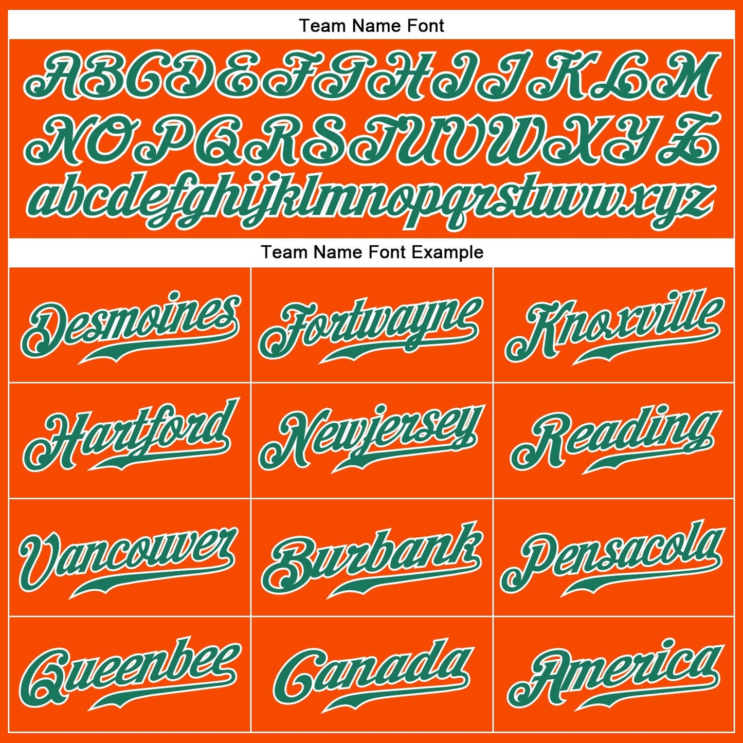 Custom Orange Kelly Green Pinstripe Kelly Green-White Authentic Baseball Jersey