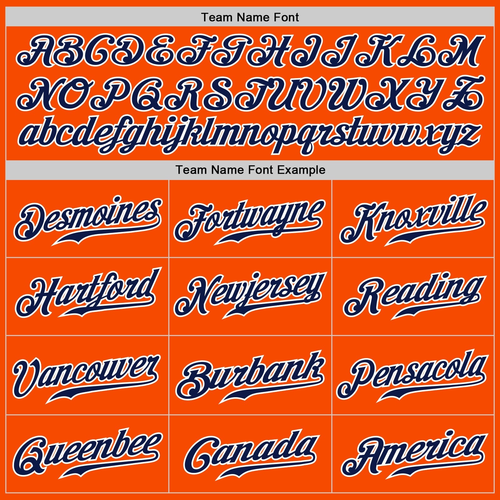 Custom Orange White Pinstripe Navy-White Authentic Baseball Jersey