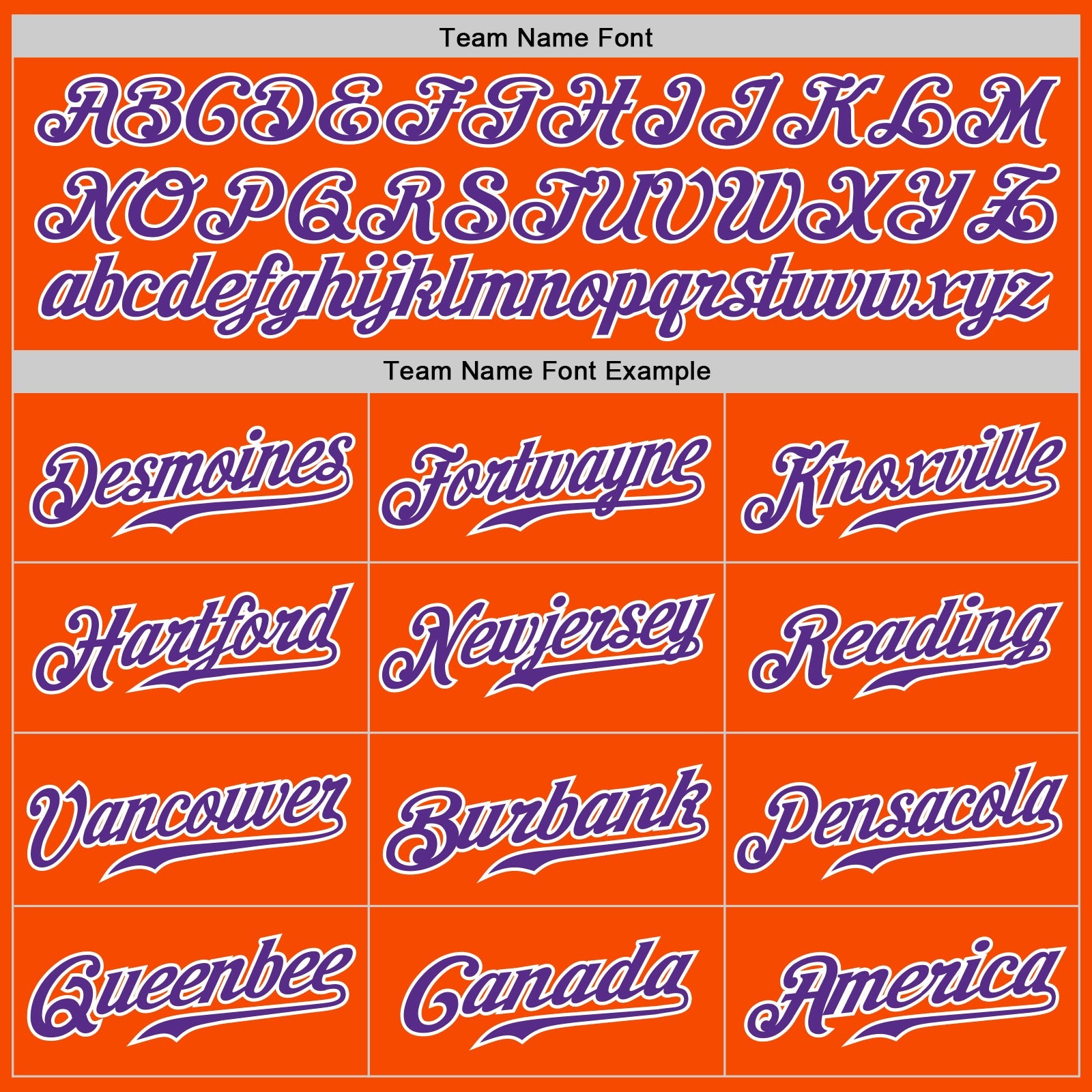 Custom Orange White Pinstripe Purple-White Authentic Baseball Jersey
