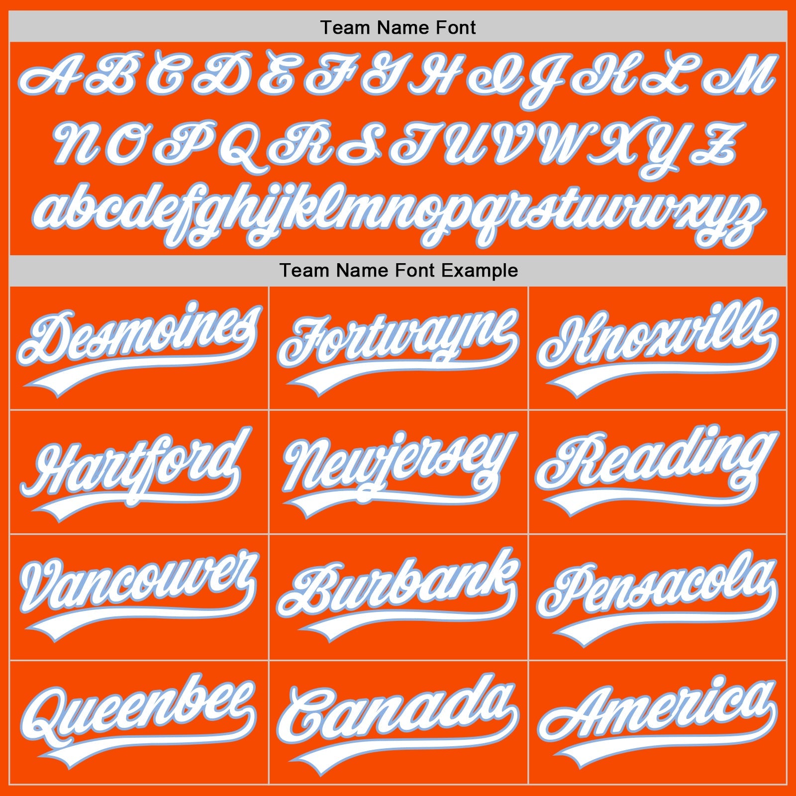 Custom Orange White-Light Blue Authentic Baseball Jersey