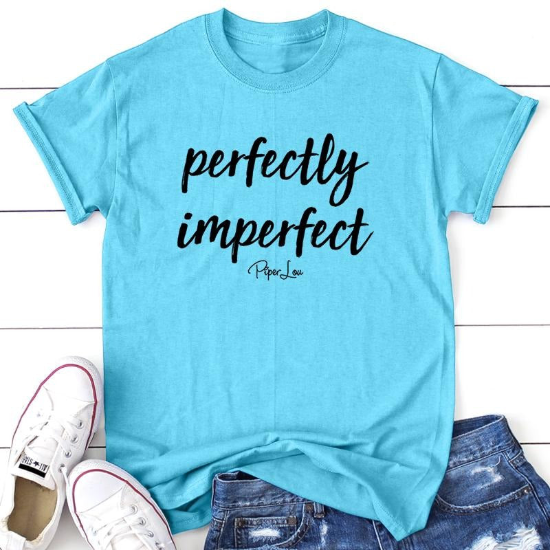 Perfectly Imperfect Apparel, Proudly Printed In The USA, Tee / Tank / V Neck Gray / White / Blue / Hot Pink / Orange,...