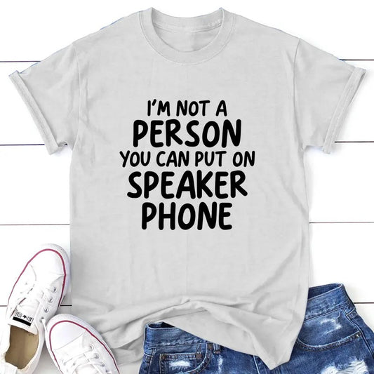 Speaker Phone Apparel, Proudly Printed In The USA, Tee, Gray / White / Blue / Orange, #sassy #cute Hoodie, Sweatshirt