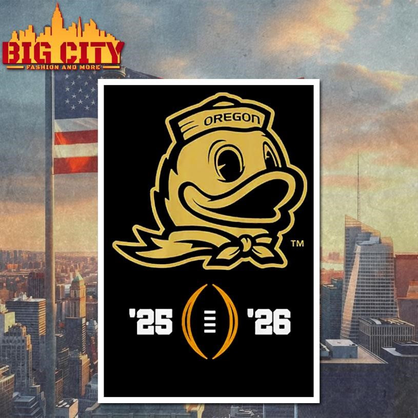 Oregon Football 2025-26 College Football Playoff Shirt