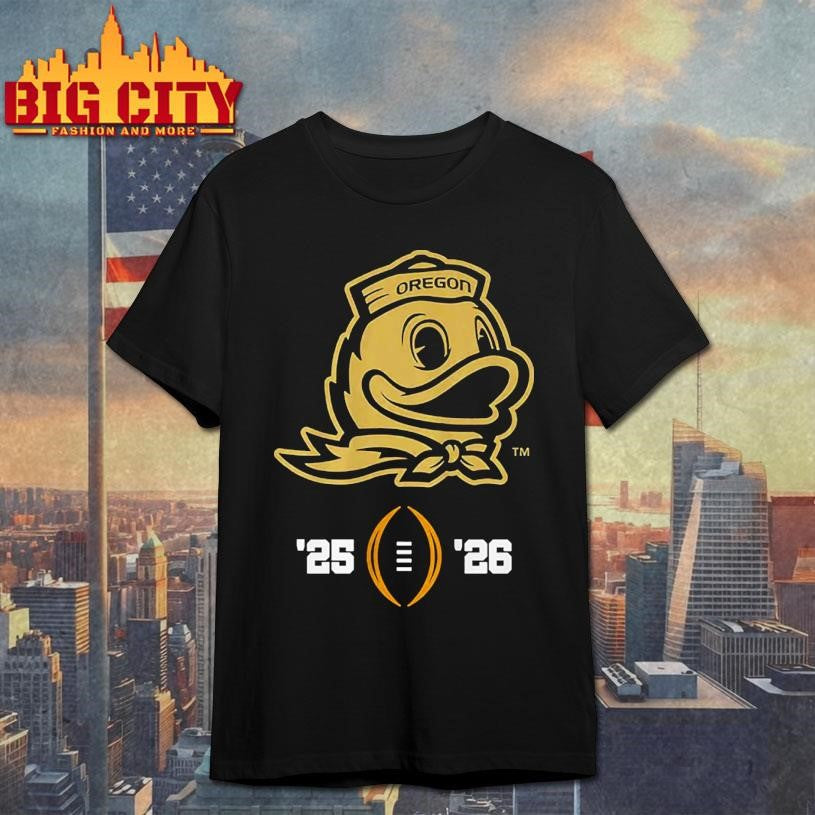 Oregon Football 2025-26 College Football Playoff Shirt