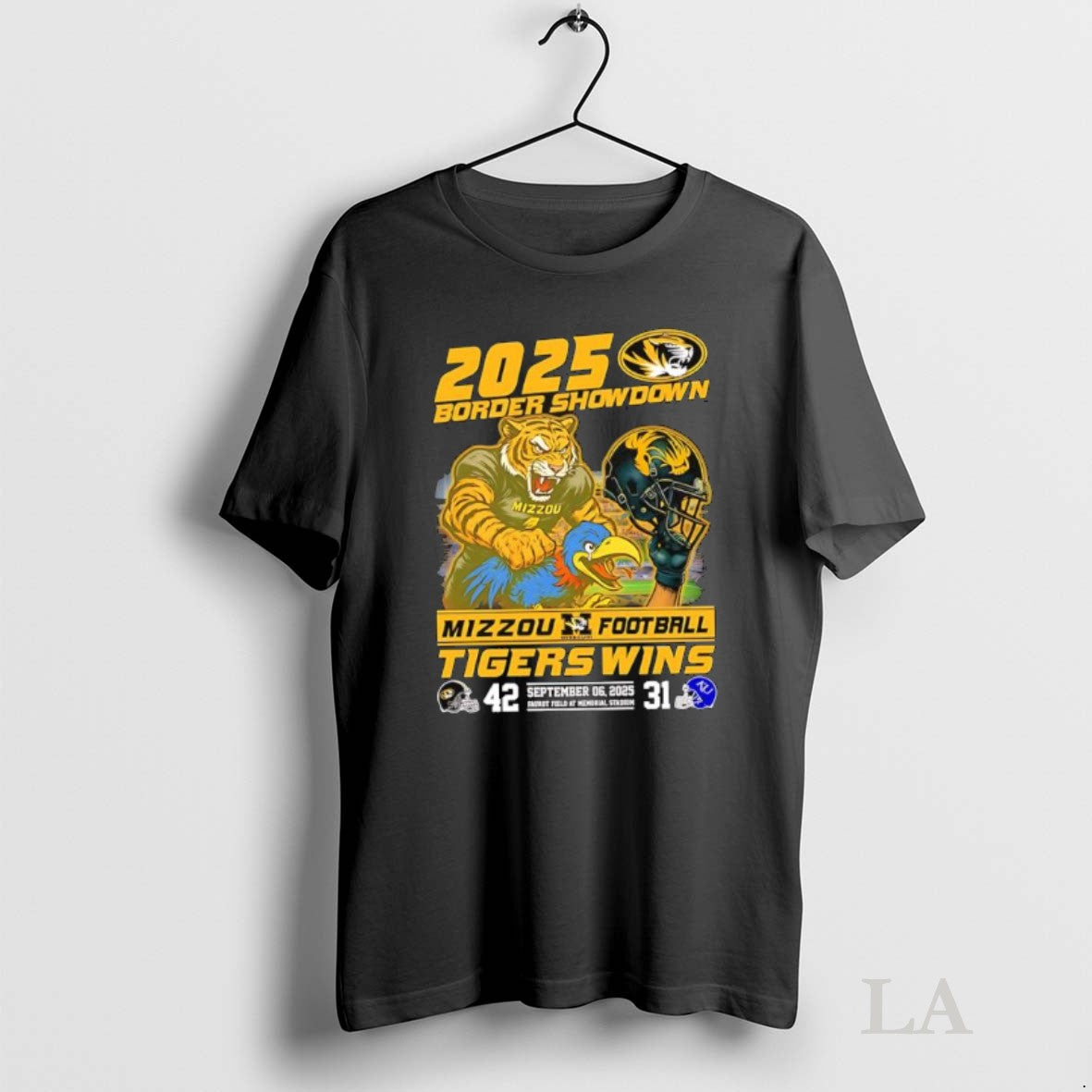Original 2025 Border Showdown Missouri Tigers Vs Kansas Jayhawks 42 31 Faurot Field Memorial Stadium