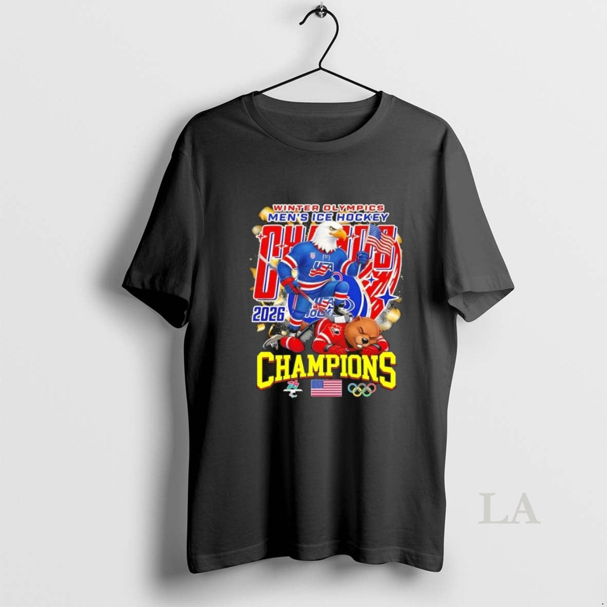 Original 2026 Winter Olympics Mens Ice Hockey Usa Beat Canada Champions