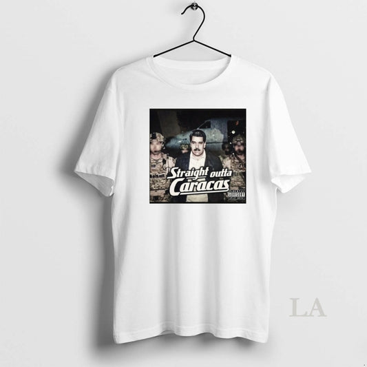 Original 2026 Photo Of Us Military Capture President Of Venezuela Maduro Straight Outta Caracas T-Shirts, Hoodie, Sweatshirt