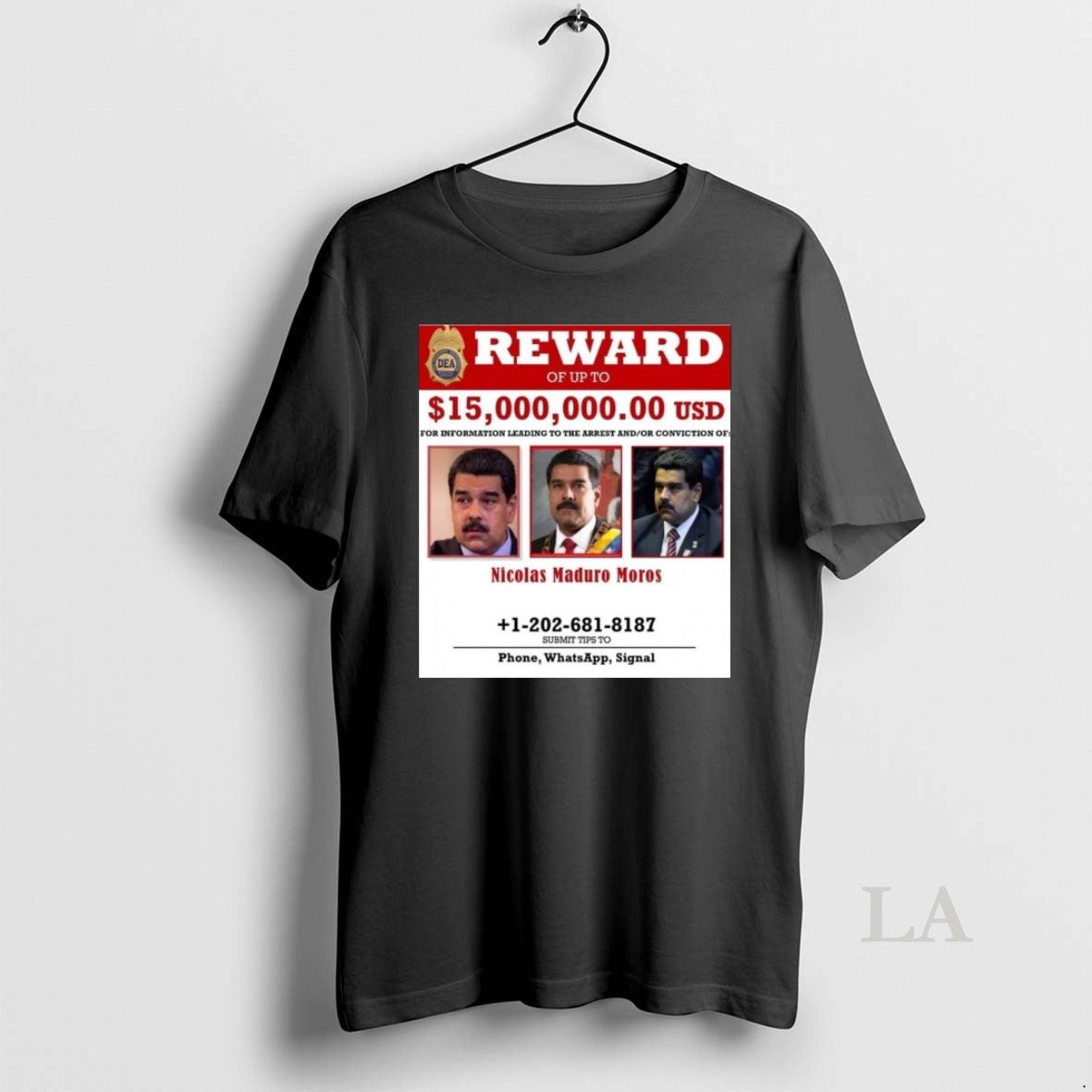 Original 2026 Wanted Nicolas Maduro Moros Reward Up To 15 Million Usd Dea T-Shirts, Hoodie, Sweatshirt | WearSparks.com