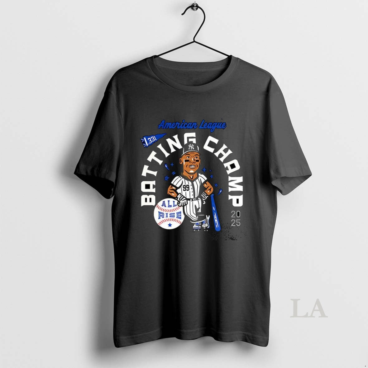 Original Aaron Judge New York Yankees Baseball American League 2025 Batting Champ 331