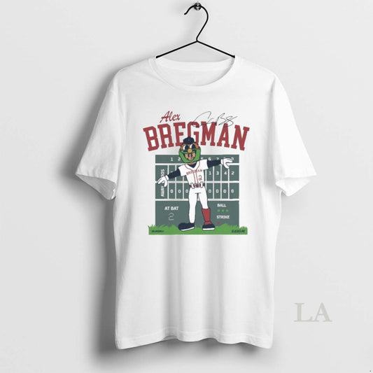 Original Alex Bregman Boston Red Sox At Bat Ball Strike
