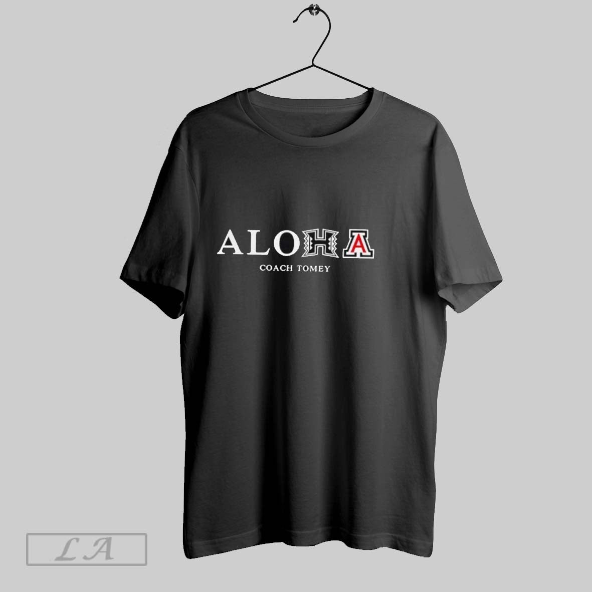 Original Aloha Coach Tomey Hawaii Honor Arizona Wildcats