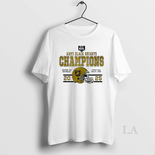 Original Army Black Knights Football 2025 Wasabi Fenway Bowl Champions Helmet Circle T-Shirts, Hoodie, Sweatshirt
