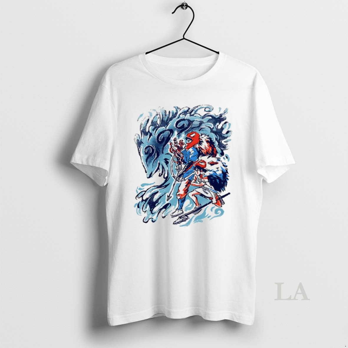 Original Ashitaka And San Princess Mononoke Anime The Heart Of The Forest Sketch T-Shirts, Hoodie, Sweatshirt