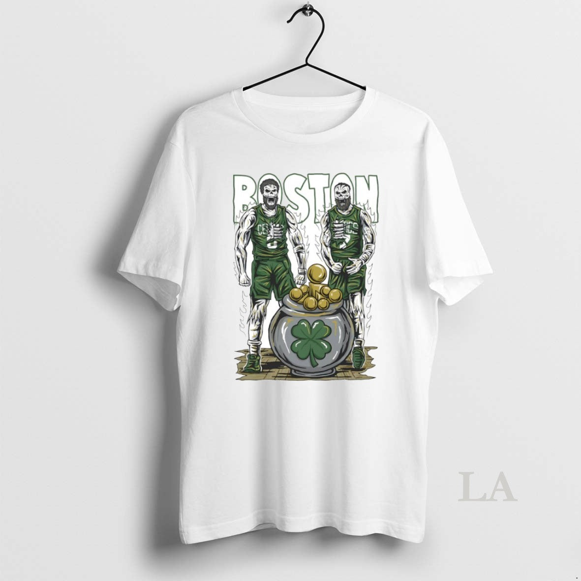 Original Boston Celtics Basketball Where Champions Live Pots Of Gold Skeleton Players Circle T-Shirts, Hoodie, Sweatshirt