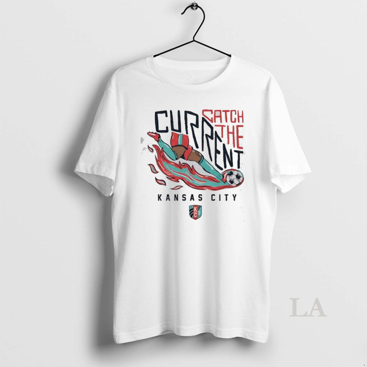Original Catch The Current Kansas City Soccer Kick