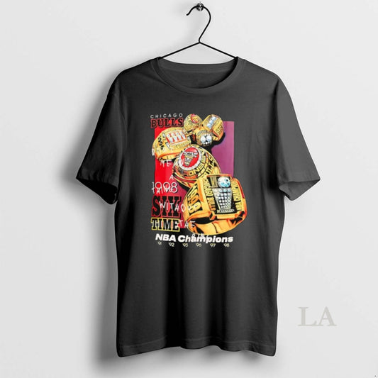 Original Chicago Bulls 1998 Six Time Nba Champions Six Rings
