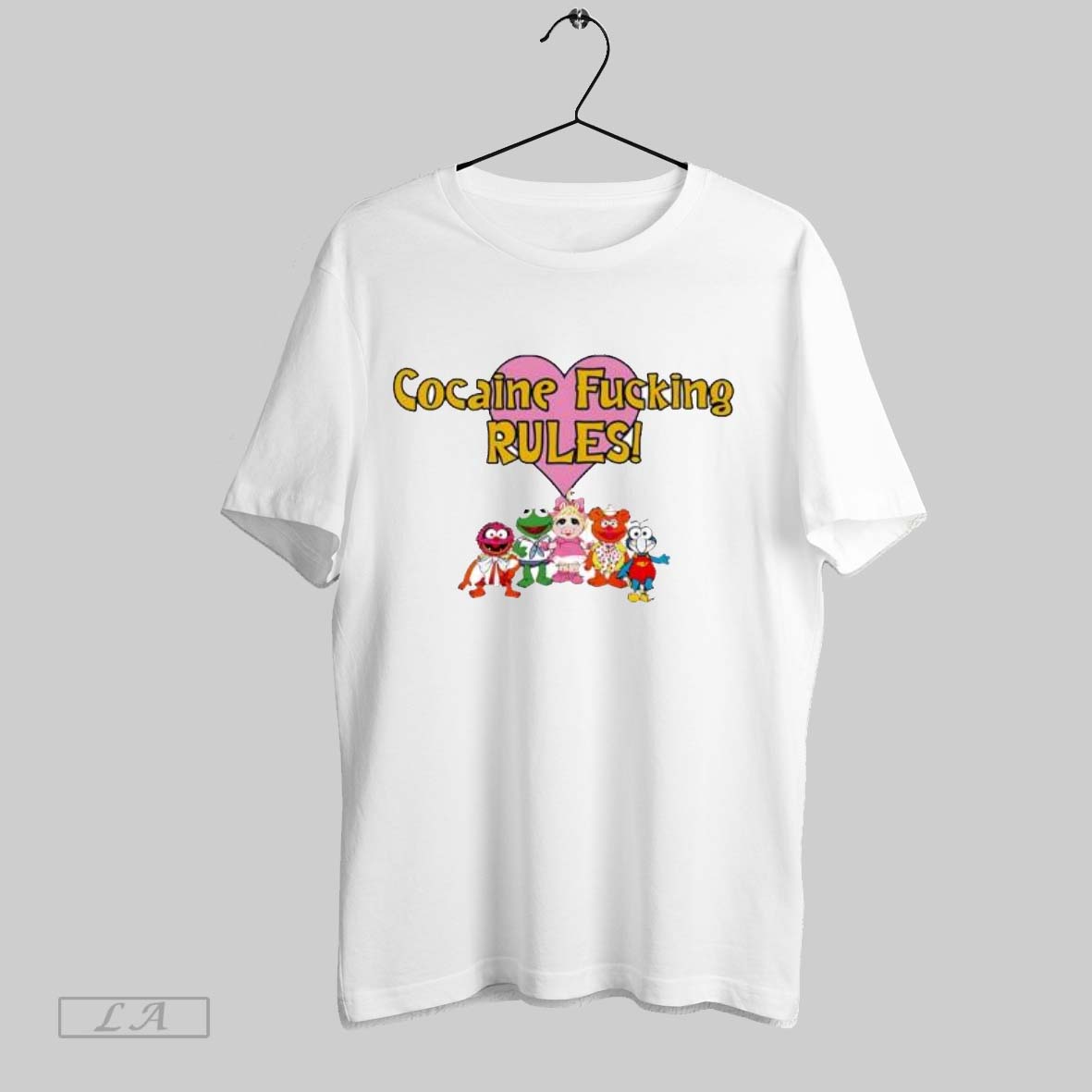 Original Cocaine Fucking Rules Muppet Crew Graphic
