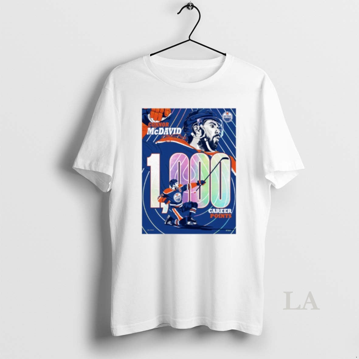 Original Connor Mcdavid Edmonton Oilers 1000 Career Nhl Points Milestone T-Shirts, Hoodie, Sweatshirt | WearSparks.com