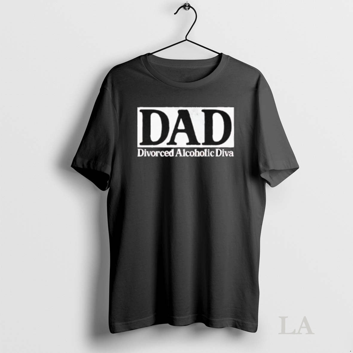 Original Dad Divorced Alcoholic Diva Logo
