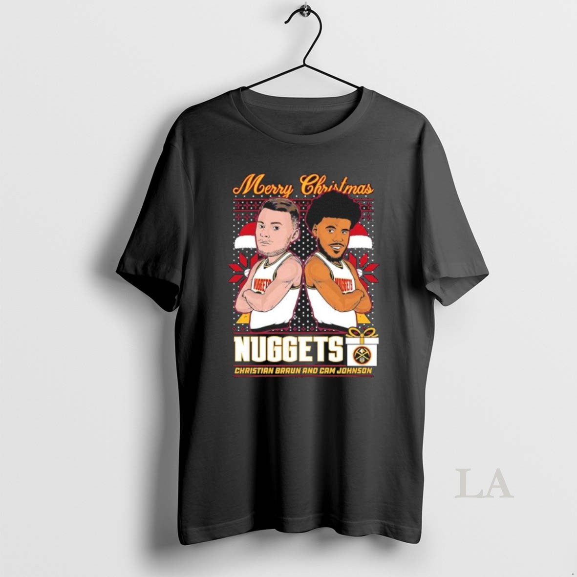 Original Denver Nuggets Christmas Christian Braun And Cameron Johnson T-Shirts, Hoodie, Sweatshirt | WearSparks.com