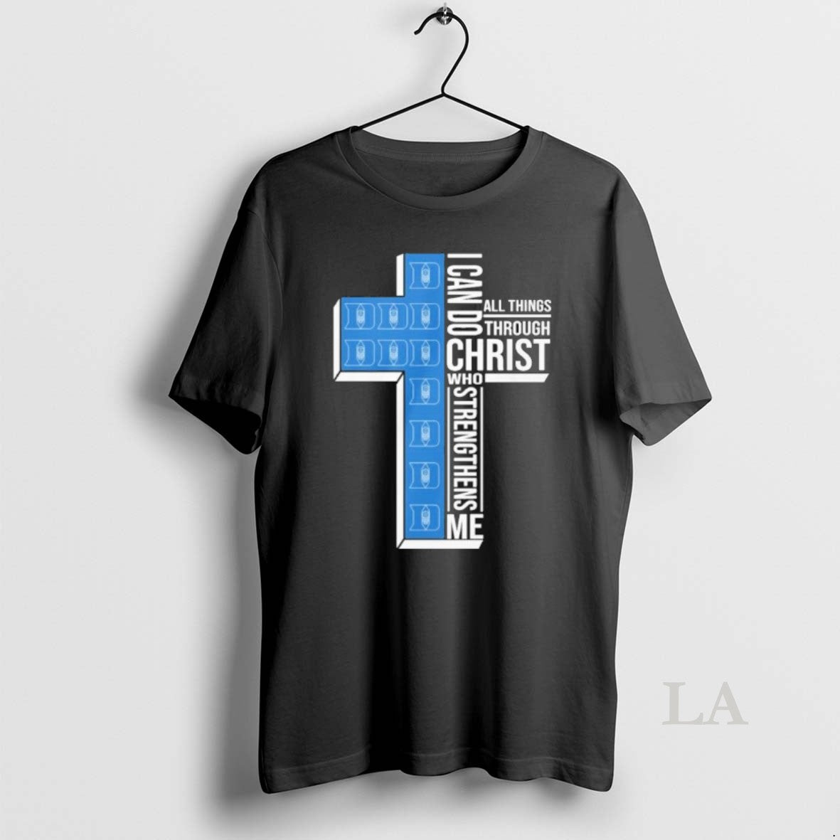 Original Duke Basketball Logo I Can Do All Things Through Christ Who Strengthens Me T-Shirts, Hoodie, Sweatshirt