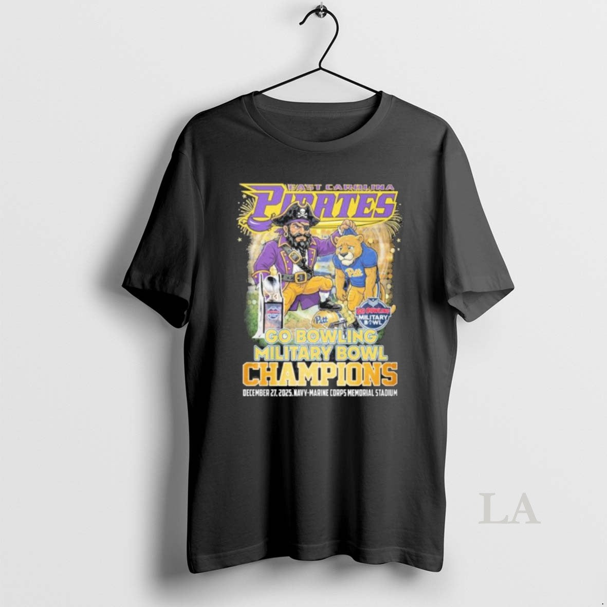 Original Ecu Pirates Mascot Military Bowl Champions T-Shirts, Hoodie, Sweatshirt | WearSparks.com