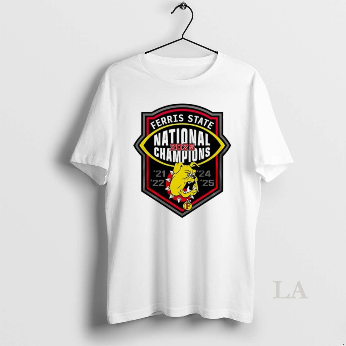 Original Ferris State Bulldogs Ncaa Division Ii National Champions 2025 Logo T-Shirts, Hoodie, Sweatshirt | WearSparks.com