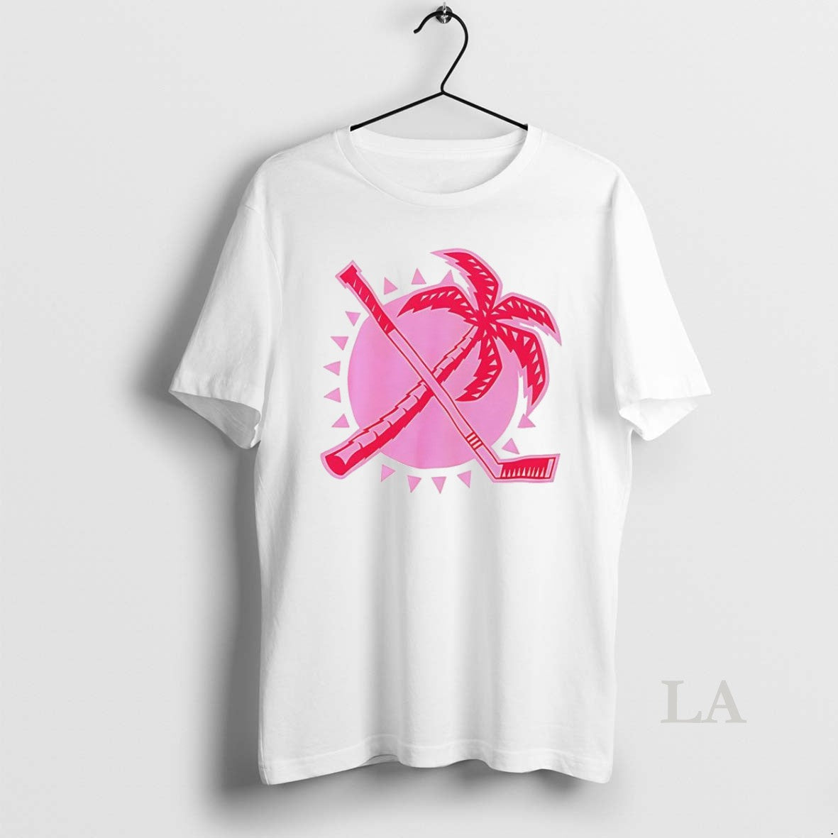 Original Florida Panthers Sun And Stick Pink Logo