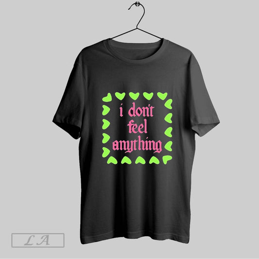 Original Fontaines Dc I Dont Feel Anything Hearts