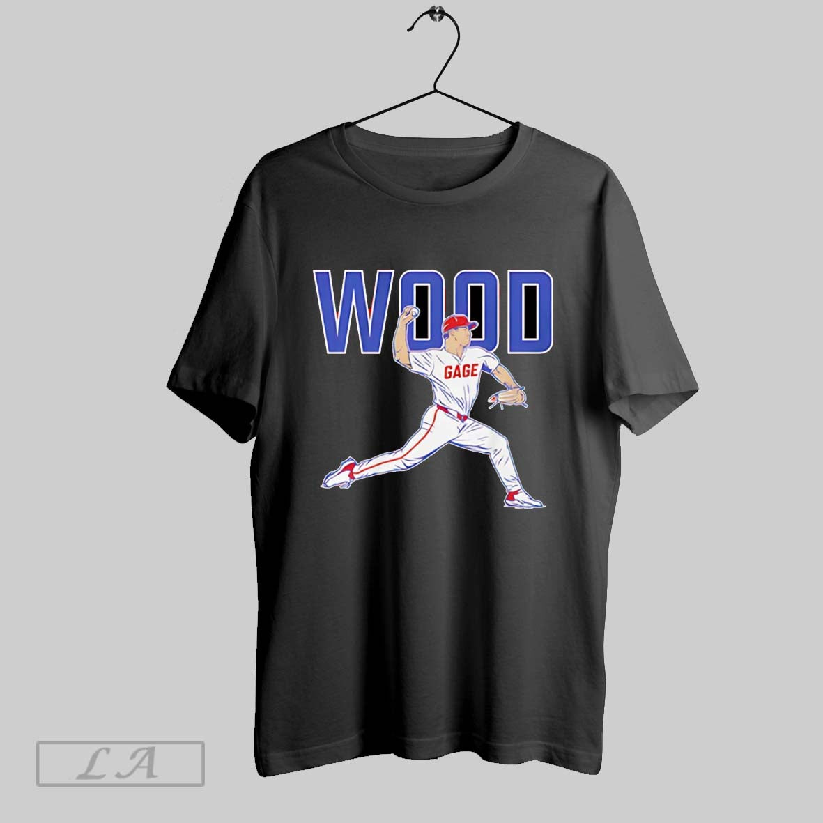Original Gage Wood Player Philadelphia Phillies Ace Pose Signature
