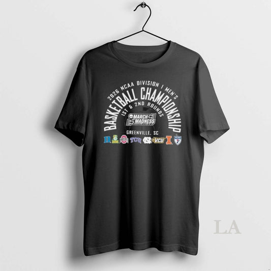 Original Greenville Sc 2026 Ncaa Di Mens Basketball Championship 1st 2nd Rounds