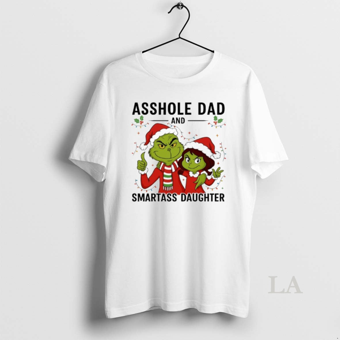 Original Grinch Christmas Asshole Dand Smartass Daughter T-Shirts, Hoodie, Sweatshirt | WearSparks.com
