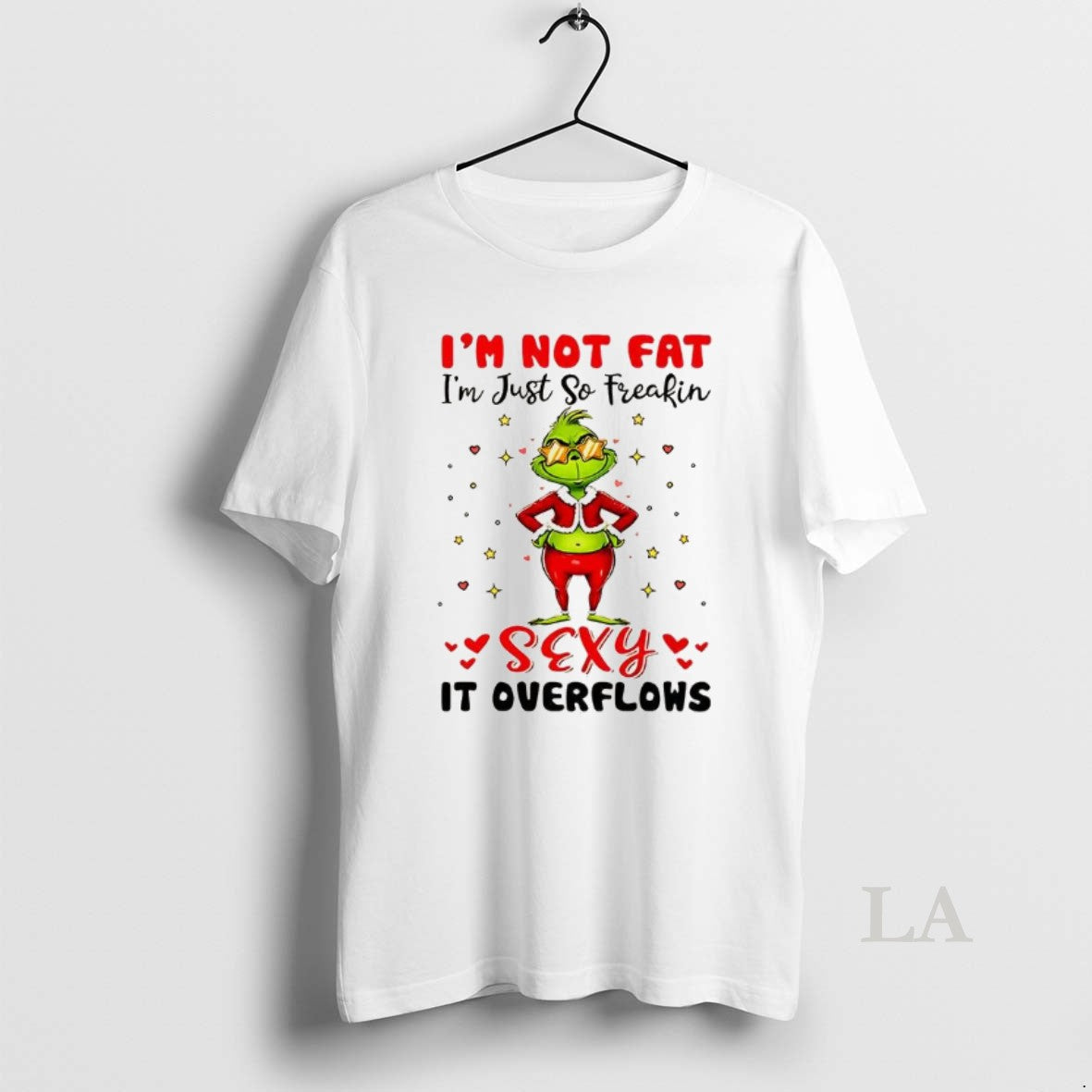 Original Grinch Im Not Fat Im Just So Freakin Sexy It Overflows Meme Christmas T-Shirts, Hoodie, Sweatshirt | WearSparks.com