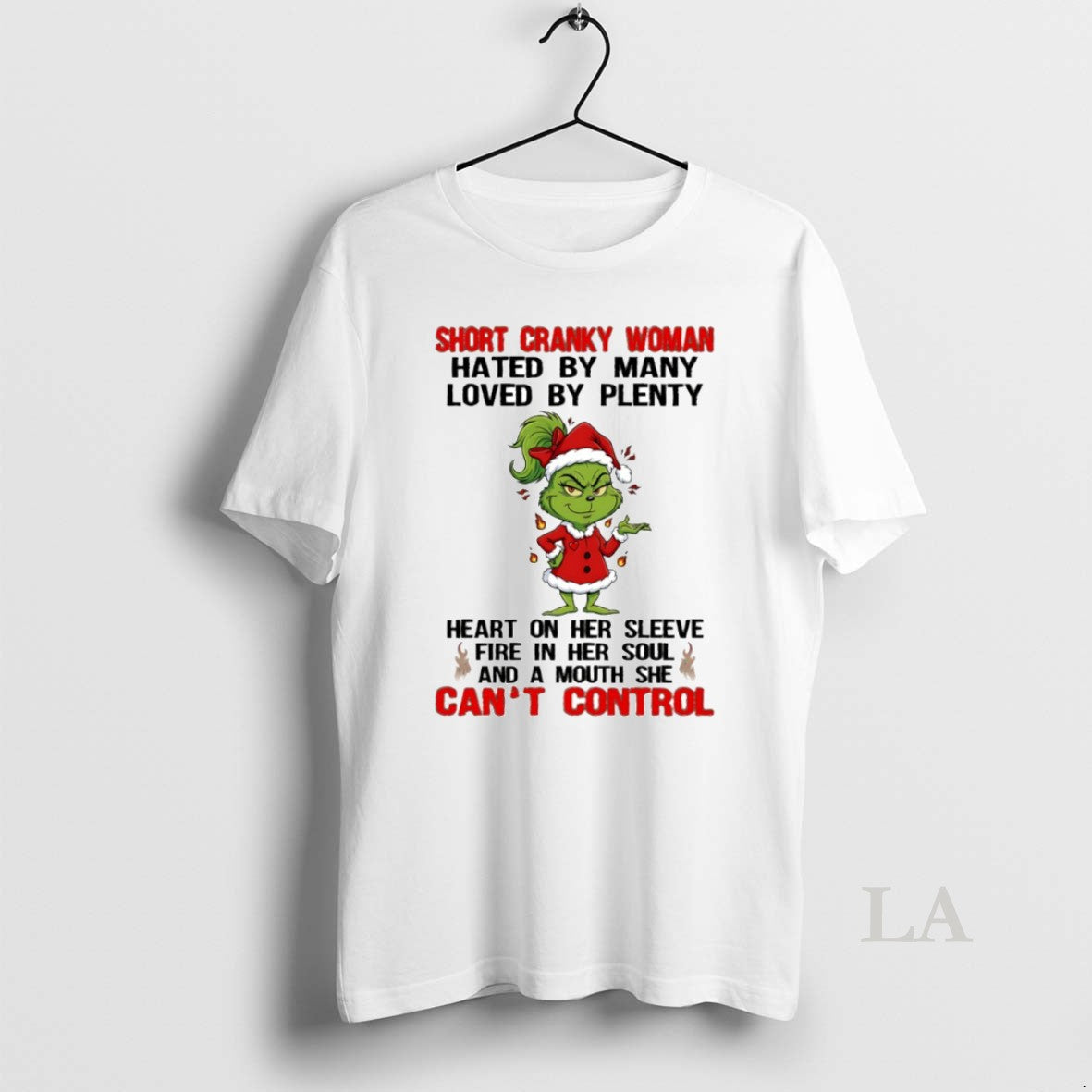 Original Grinch Short Cranky Woman Hated By Many Loved By Plenty Circle T-Shirts, Hoodie, Sweatshirt | WearSparks.com