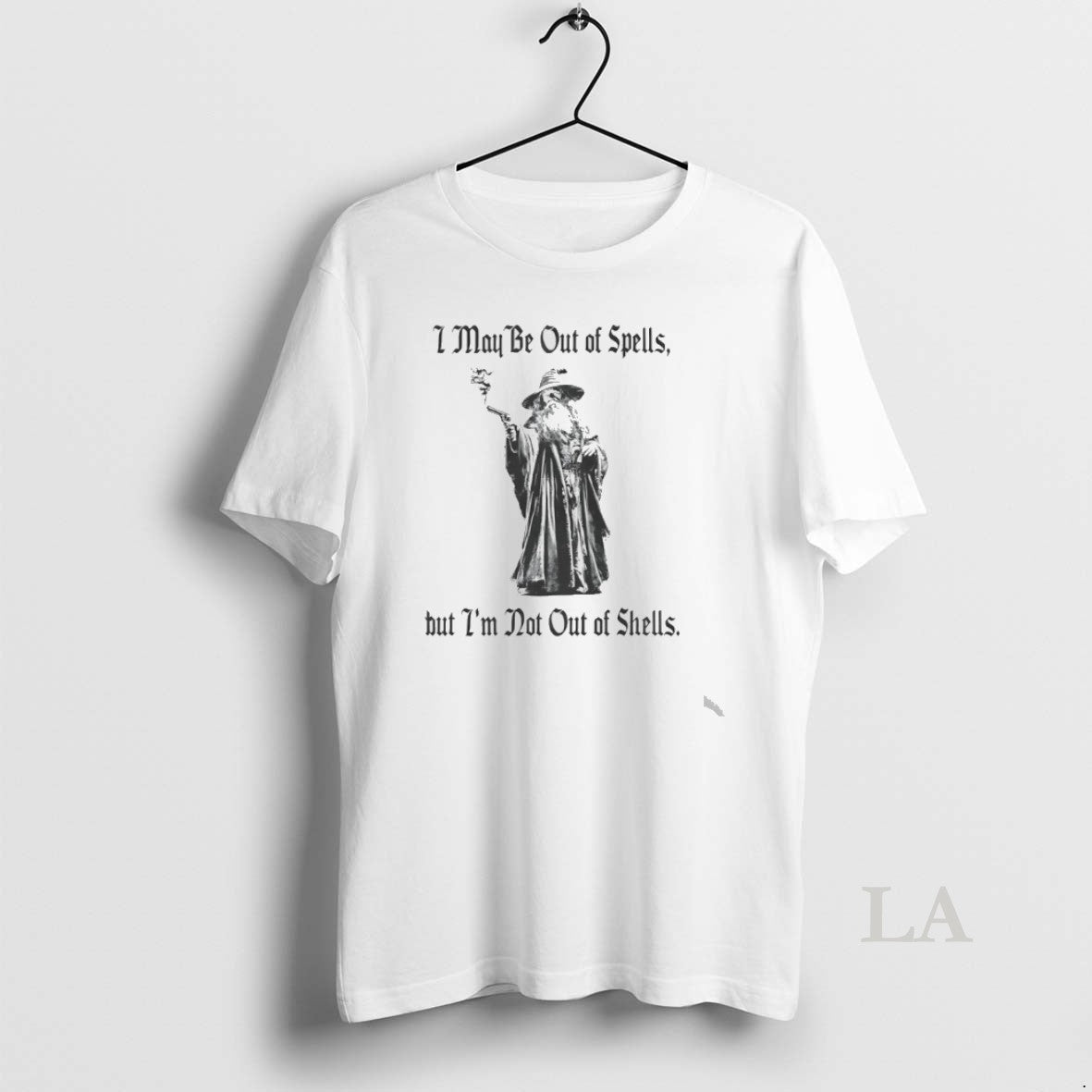Original Gun Wizard I May Be Out Of Spells But Im Not Out Of Shells T-Shirts, Hoodie, Sweatshirt | WearSparks.com