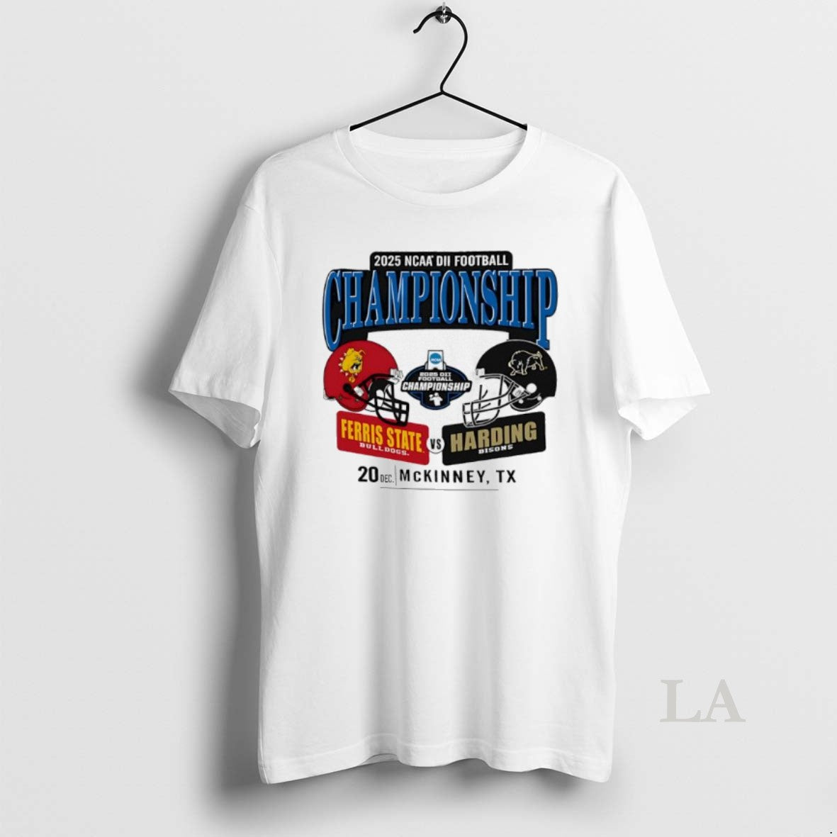 Original Harding Bisons Vs Ferris State Bulldogs 2026 Ncaa Division Ii Football Championship Game T-Shirts, Hoodie,...