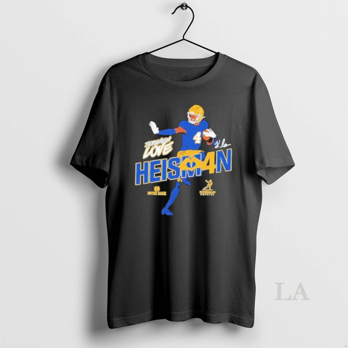 Original Heisman Stance Jeremiyah Love Notre Dame Fighting Irish T-Shirts, Hoodie, Sweatshirt | WearSparks.com