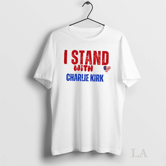 Original I Stand With Charlie Kirk Vintage College Political