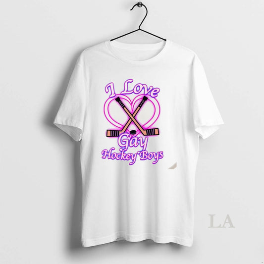 Original I Love Gay Hockey Boys Heated Rivalry Romantic T-Shirts, Hoodie, Sweatshirt | WearSparks.com