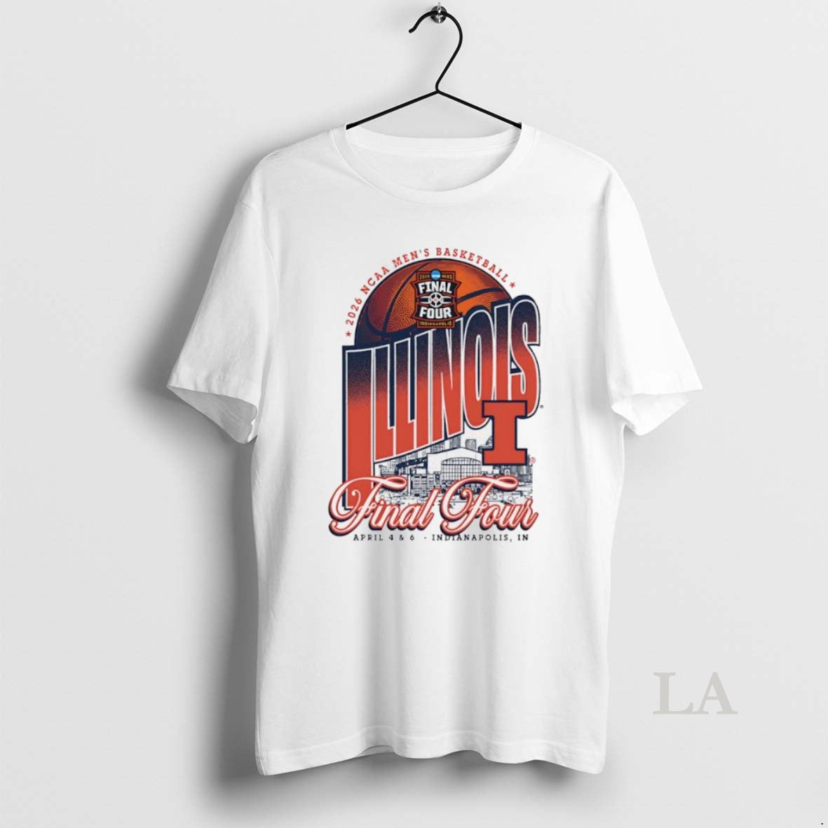 Original Illinois Fighting Illini 2026 Ncaa Mens Baskesball Final Four Bound Stadium